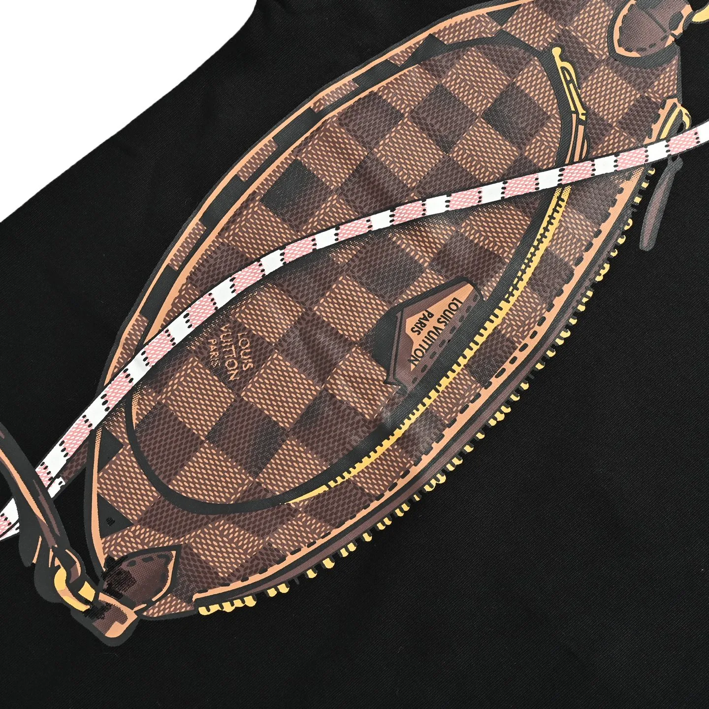 Louis Vuitton/Louis Vuitton chest bag printed long-sleeved T-shirt